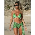 thumbnail image 4 of Women's Sexy Swimwear Multi-color Mesh Three-piece Swimsuit, 4 of 8
