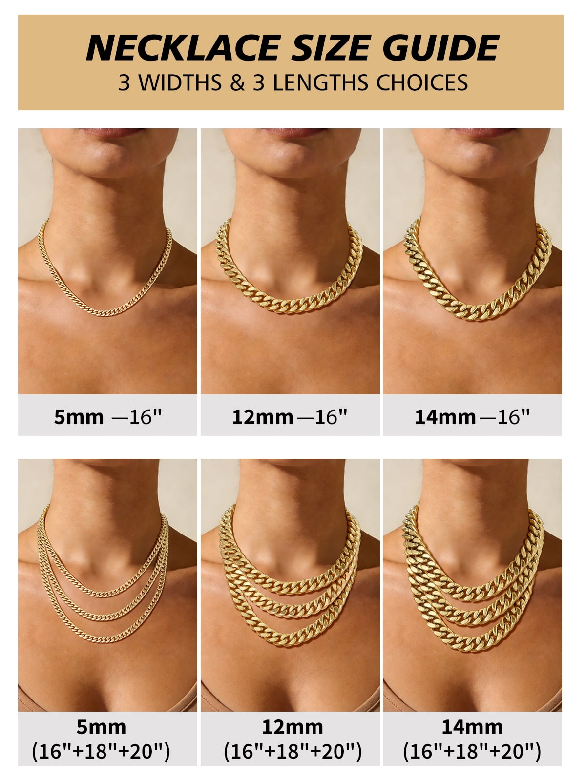 FindChic 14K Gold Plated Chains for Women 5mm Stainless Steel Cuban Link Necklace Birthday Graduation Jewelry Gifts Her Mom Wife, 20inch