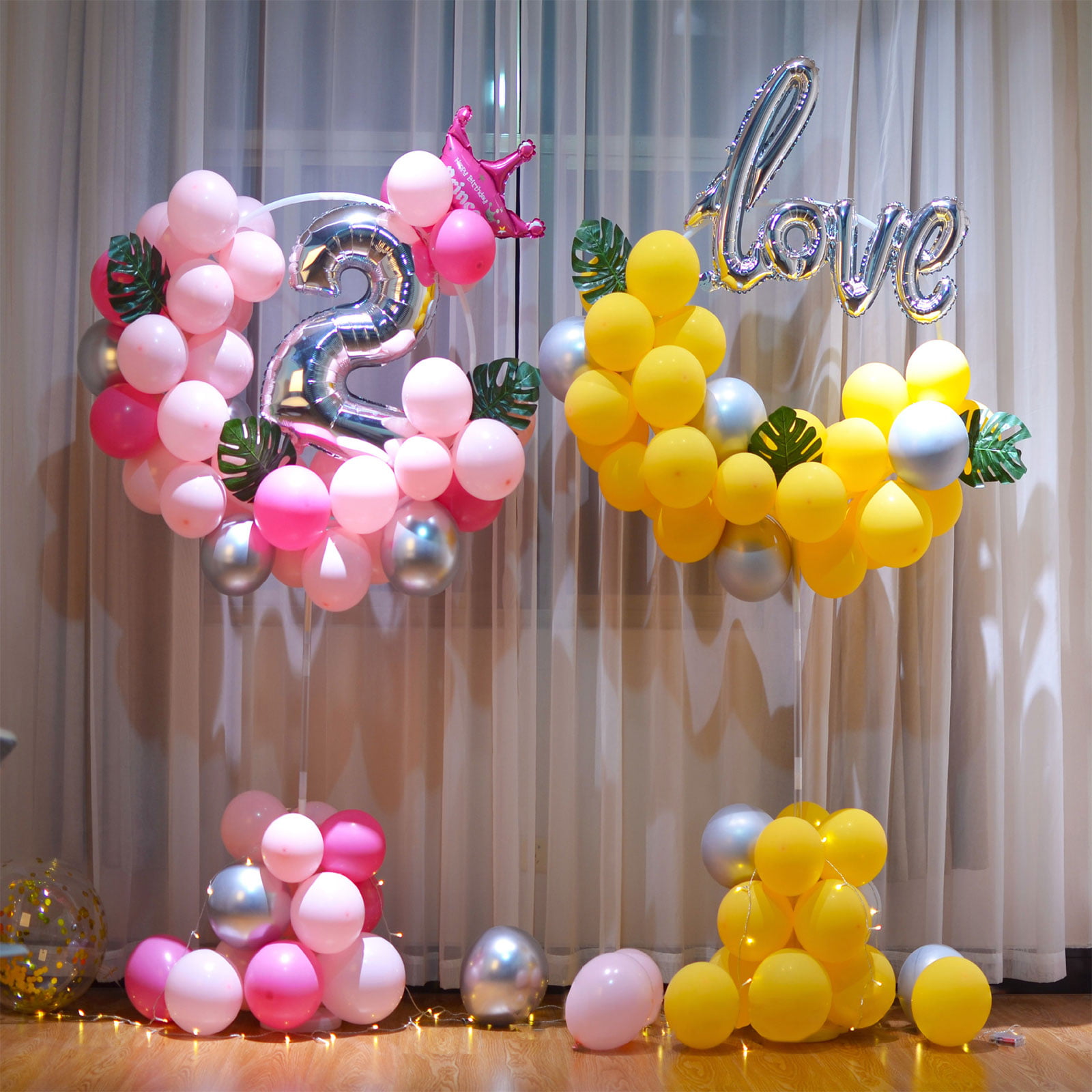 Table Balloon Decoration Display Kit ENGAGEMENT 3 Pack Party set No Helium