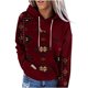thumbnail image 2 of Puntoco - Blusa de manga larga con bolsillo estampado a la moda para mujer, tops casuales, sudaderas con botones Puntoco Puntoco-4105, 2 of 4