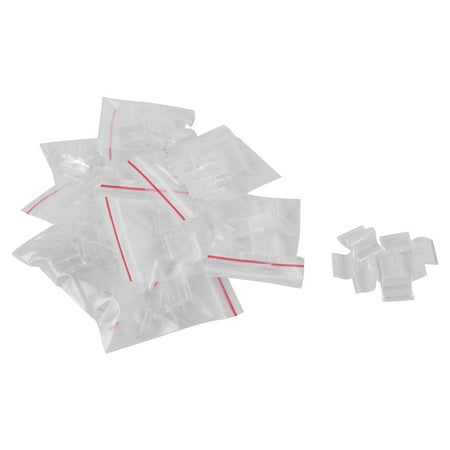 Plastic DIY Making Hairstyle Ponytail Hair Circle Rope Band Buckle Clear 100pcs - Walmart.com