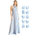 thumbnail image 6 of Belles Design Womens Infinity Bridesmaid Evening Transformer Maxi Dress Regular and Plus Size, 6 of 12
