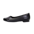 thumbnail image 3 of PEERAGE Marina (FT6044) Women Extra Wide Width Round Toe Flats BLACK 8.5, 3 of 6
