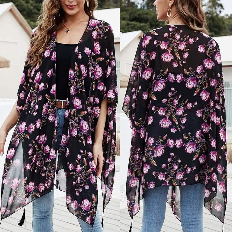 Travel Clothes for Women Womens Cardigans Kimono Sleeve Tops for Women Thin  Jacket Women Wholesale Items for Resale Bulk Clothes Cheap t Shirts for