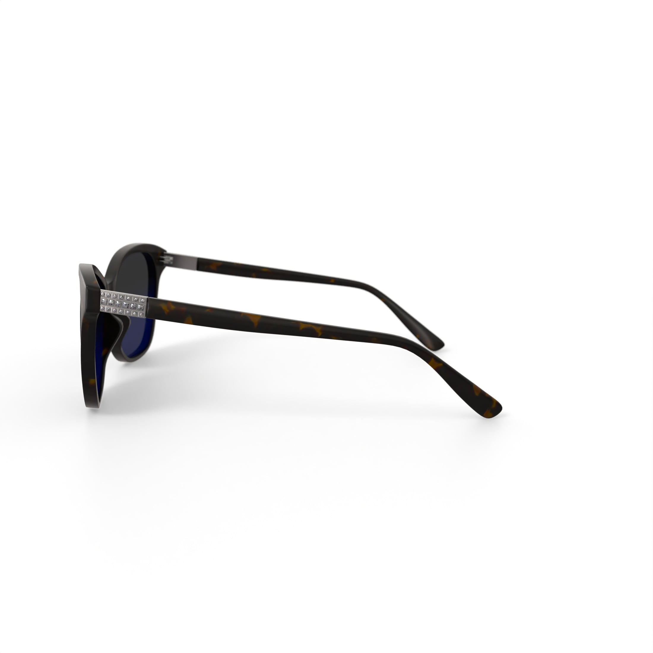Solvari Women’s Rx-able Fashion Sunglasses, Sophia - Black, Square, Plastic, 56-15-133, with Case
