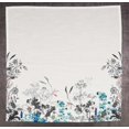 thumbnail image 2 of Vargottam Collection de Luxe Linge de Table Décor Serviette en Coton Tissu Imprimé Serviettes Réutilisables Ensemble de 6, 20 X 20 - Fleurs à l'Aquarelle, 2 of 6