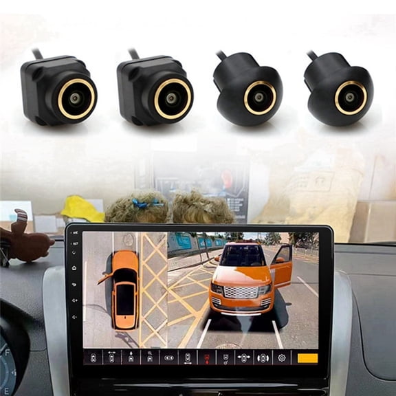Car 360 Degree HD Surround View Camera Right Left Front  Rear View Camera System Master Chip 8536 2053 1005