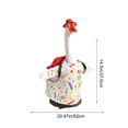 thumbnail image 3 of Conjunto de ropa para ganso de porche de 58 cm | Traje de ganso para decoración de estatuas de jardín | Atuendo de poliéster para vestir a gansos de césped, 3 of 9