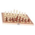 thumbnail image 4 of Tablero Plegable 3 en 1, Tablero de Ajedrez, Ajedrez , Juego de Ajedrez Hecho de Madera, 4 of 9