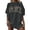 Dark Gray, variant on Graphic Tees for Women T-Shirts Plus Size Casual Loose Letter Print Tee for Everyday Wear – Comfortable Stylish Graphic Top Brown S