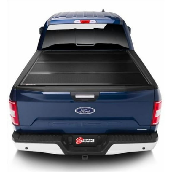 BAK Industries Tonneau Cover 226339 BAKFlip G2; Hard Folding; 2 Folds/3 Panels; Lockable Using Tailgate Handle Lock; Black; Aluminum; Can Be Used With BAK Tool Box