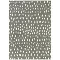 thumbnail image 3 of Balta Archer Modern Polka Dots Area Rug White 5'3" x 7' Abstract, Dots, Geometric 5' x 8' Silver, Off-White, 3 of 5