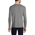thumbnail image 2 of Lands' End Men's Knit Rib Pajama Henley, 2 of 3