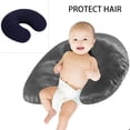 thumbnail image 4 of Funda de almohada Funda de almohada de lactancia suave de seda, adecuada para madres lactantes, almohada de lactancia o localizador negro, 4 of 5
