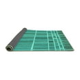 thumbnail image 2 of Ahgly Company Indoor Rectangle Abstract Turquoise Blue Modern Area Rugs, 2' x 3', 2 of 4