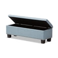 thumbnail image 3 of Hawthorne Collection Banc de Rangement Bleu Pâle, 3 of 8