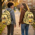 thumbnail image 3 of Chririnla Construction Vehicle Print Breathable Padded Shoulder Bookbag with Large Capacity Lightweight School Bag, Multi-Pockets 17-inch Boys Backpack for Middle School College, 3 of 10