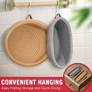 Gimgong Cotton Rope Banneton Bread Proofing Basket Set with Liners for Artisan and Sourdough Baking