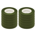thumbnail image 1 of Uxcell 12 Rollos de Cintas Florales de 1/2 Pulgada 30 Yards Cinta Adhesiva Impermeable para Envolver Ramo de Flores, Verde Helecho, 1 of 5