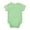 Z-Green49, variant on BOOMNY Baby Girls Ruffle Short Sleeve Bodysuit Solid Color Casual Plain Romper Knitted Onesie Trendy Toddler Dailywear