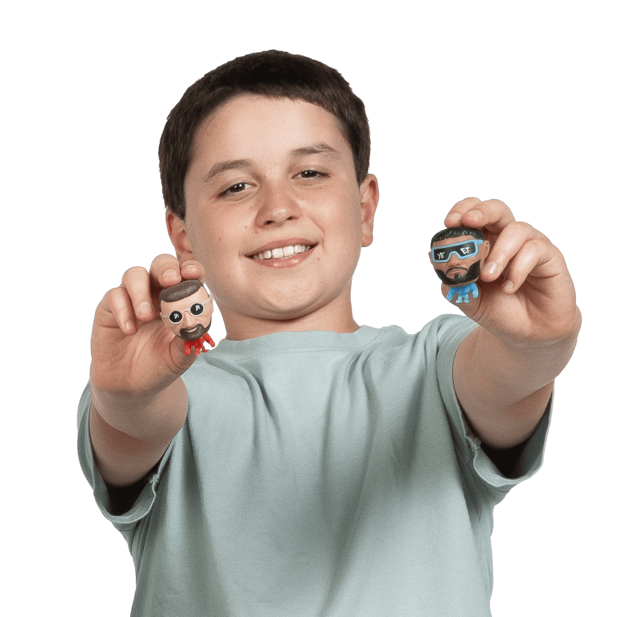 (2 pack) WWE: Mini Splats Head. Collect The 12 Different Wrestlers. Stretchy Action Figures, Ages 4 and Up.