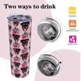 thumbnail image 4 of Vaso de Rottweiler - Regalos para amantes de los perros - Regalo para perros - Tazas de café de viaje de Rottweiler para bebidas frías y calientes - Con popote y tapa de 20 oz, 4 of 6