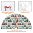thumbnail image 4 of Lsque Transport Train Print Christmas Tree Skirt, Tree Skirt with Ties or Velcro, Perfect for Holiday Decorations, Halloween, and New Year-30", 4 of 7