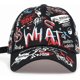 thumbnail image 3 of Unisex Graffiti Baseball Cap, Boys Outdoor Snapback HatBlack White Hiphop Hat, Dad Hat, Trucker hat for Men Women 98 Graffiti Hat Black -, 3 of 4
