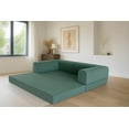 thumbnail image 3 of Sofá Cama Desplegable de Alta Densidad con Funda de Corduroy y Sistema de Fijación por Cierres – Nuestro Nido, 3 of 9