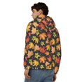 thumbnail image 4 of Kdxio Colorful Maple Leaves Print Men Hoodies Casual Hoodies for Men with Zip Pockets Full Zip Long Sleeve Sweatshirt Sports Hooded Jacket-Medium, 4 of 5