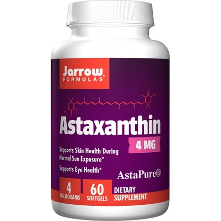 Jarrow Formulas, Inc. Astaxanthin 4 mg 60 Sgels