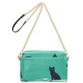 thumbnail image 2 of FORMRS Women Crossbody Purse with Chain Strap Vegan Leather Shoulder Handbag, Green Cat, 2 of 7