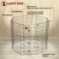 thumbnail image 5 of Lucky Dog™ 48" Dog Exercise Pen w/Stakes, 5 of 8