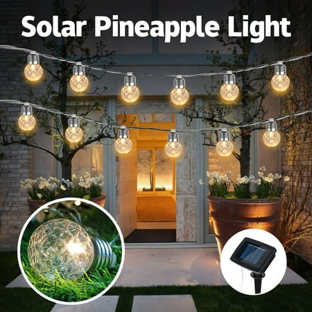 

niuredltd string garden light decorative led bulb pineapple outdoor light solar home decor