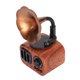 thumbnail image 5 of Radio vintage, altavoz retro con Bluetooth, trompeta, altavoces portátiles con Bluetooth, altavoz vintage con Bluetooth de alto rendimiento, 5 of 9