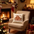 thumbnail image 4 of Talqzovs Christmas Throw Pillows 18x18 , Pillow Cushions for Patio Winter Decorative Throw Pillows for Holiday Birthday Gift, 4 of 6