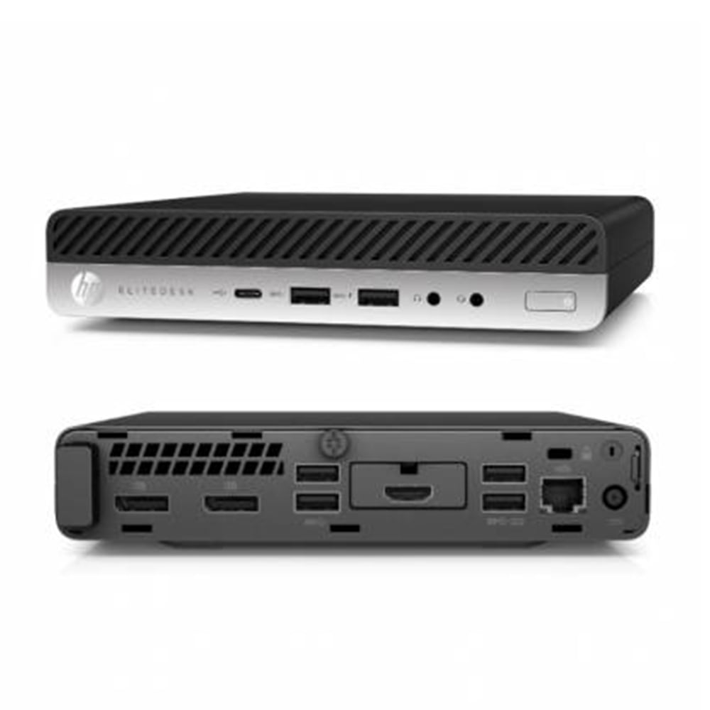 Restored Windows 11 HP EliteDesk 800 G5 Micro PC | Octa-Core i7 9th gen CPU | 32GB RAM | 1TB SSD | Dual 22" LCD's | (Refurbished)