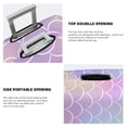 thumbnail image 5 of Bixox Washable Fish Scale1 Printed Luggage Cover, Fashion Suitcase Protector Fits for Medium luggage, 5 of 8