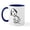 White/Navy Inside, variant on CafePress - Peanuts Snoopy Mugs - 11 oz Ceramic Mug - Novelty Coffee Tea Cup