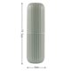 thumbnail image 2 of Envase plástico portátil del viaje del estante de la caja de la taza de la pasta de dientes del cepillo de dientes del viaje del hogar, 2 of 5