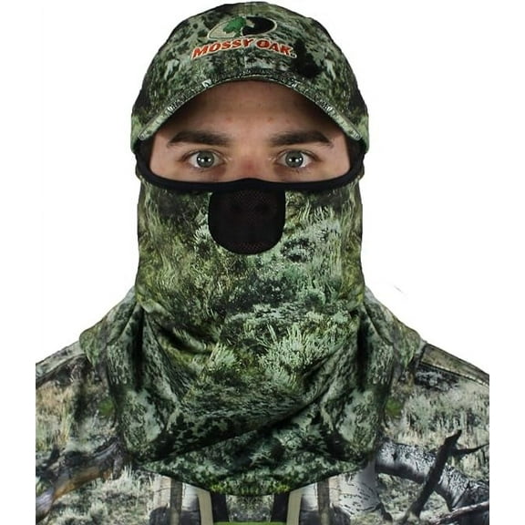 Paramount Outdoors EHG Elite Mossy Oak Mountain Range Denali Balaclava Cap Camo Hunting Face Cover Facemask