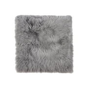 New Zealand Real Sheepskin Seat Chair Pad Super Soft Wool Non-Slip Backing