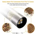 thumbnail image 6 of Electric Salt Black Pepper Grinder Mill Battery - Stainless Steel Salt and Pepper Grinder Sets -  Adjustable Powered Automatic Pepper Mill, 6 of 12
