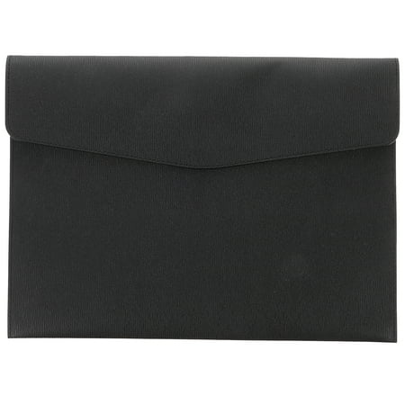 STRANDCHIC Black A4 File Folder – Compact Secure Document Organizer for Office and Home Storage