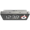 thumbnail image 5 of Emerson SmartSet Dual Alarm Clock Radio, Bluetooth Speaker, USB Charger, Night LED, 1.4" White LED Display, ER100113, 5 of 7