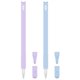 thumbnail image 1 of EeaseMX 2 accesorios de silicona con forma de cabeza de gato de dibujos animados, compatibles con Apple Pencil 2 (morado y azul cielo)., 1 of 8