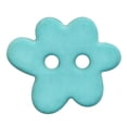 thumbnail image 1 of La Vogue Bouton à 2 trous, aqua, 15 mm – bouton à coudre pour vêtements d'enfants et artisanat, 1 of 2
