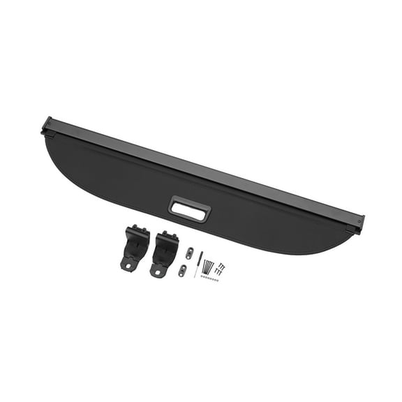 Unique Bargains 1 Set Retractable Cargo Cover for BMW X1 F48 2016-2021 Rear Luggage Security Shield Shade Gloss Black
