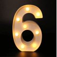 thumbnail image 1 of Decorative Letters Alphabet Letter LED Lights Luminous Number Lamp Decoration Battery Night Light Party Baby Bedroom Decoration, 1 of 5