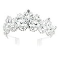 thumbnail image 4 of IFANLANDOR Crown Headwear Baroque Style Bridal Crown 1Pack Silver 6x2.2in, 4 of 8